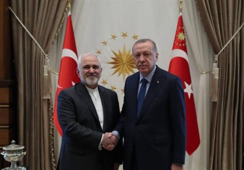 دیدار ظریف با رئیس جمهور ترکیه